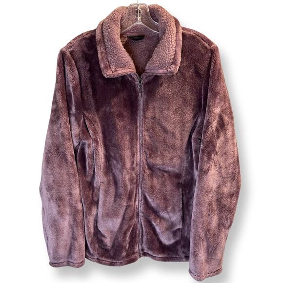 32 DEGREES Heat, L, Purple, Soft Sherpa, Zip front, Coat - Picture 2 of 9